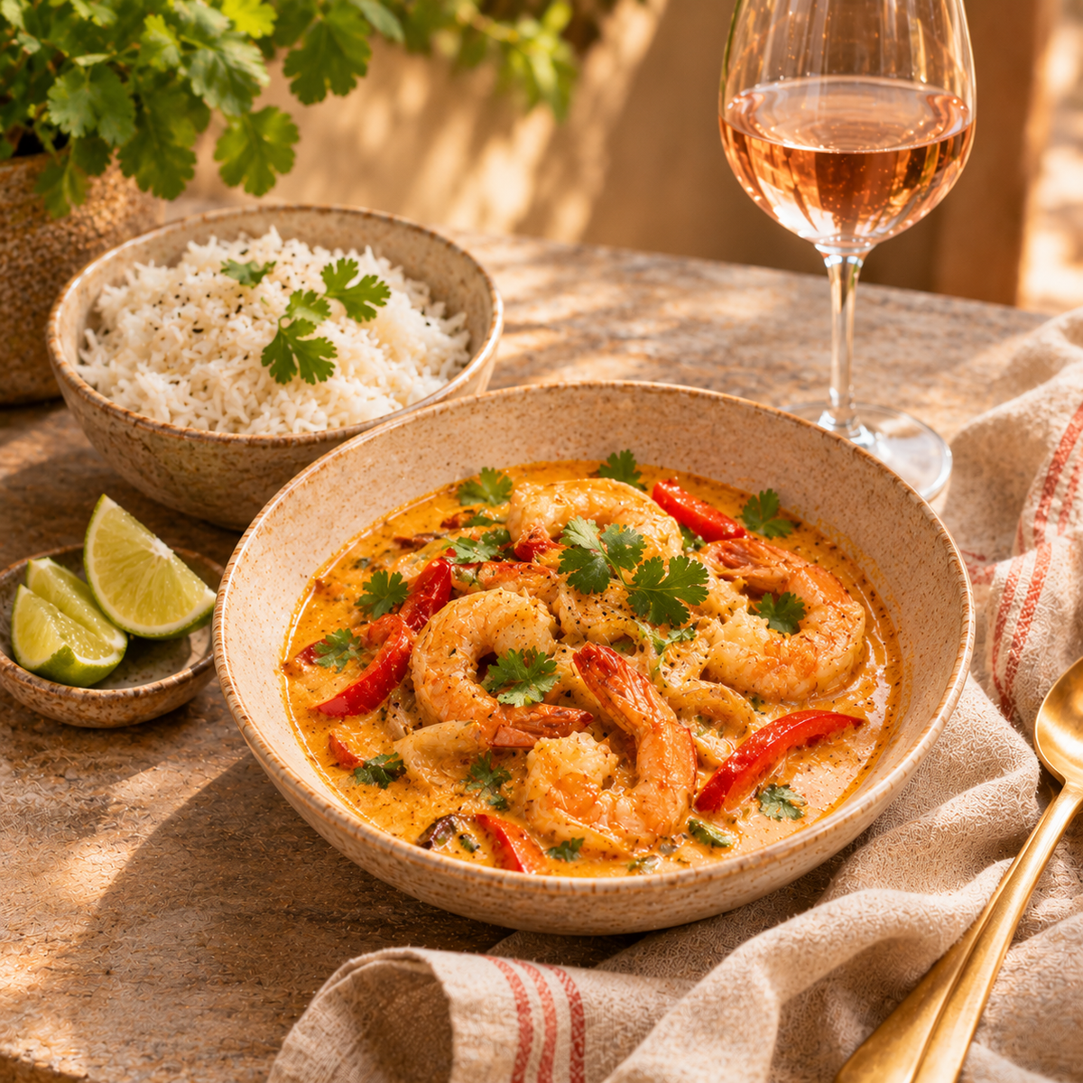 Curry de crevettes au lait de coco : la recette parfumée